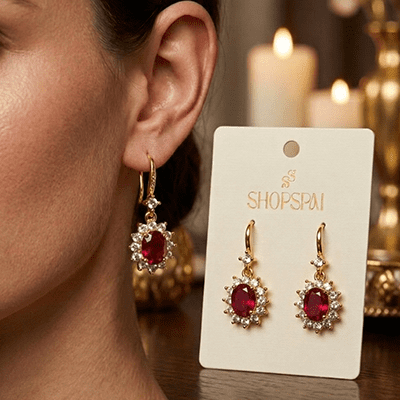 Ruby Earrings