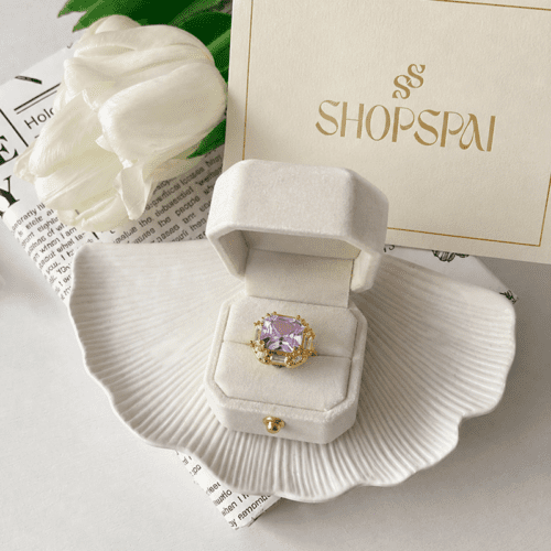 Crystal Drop Ring